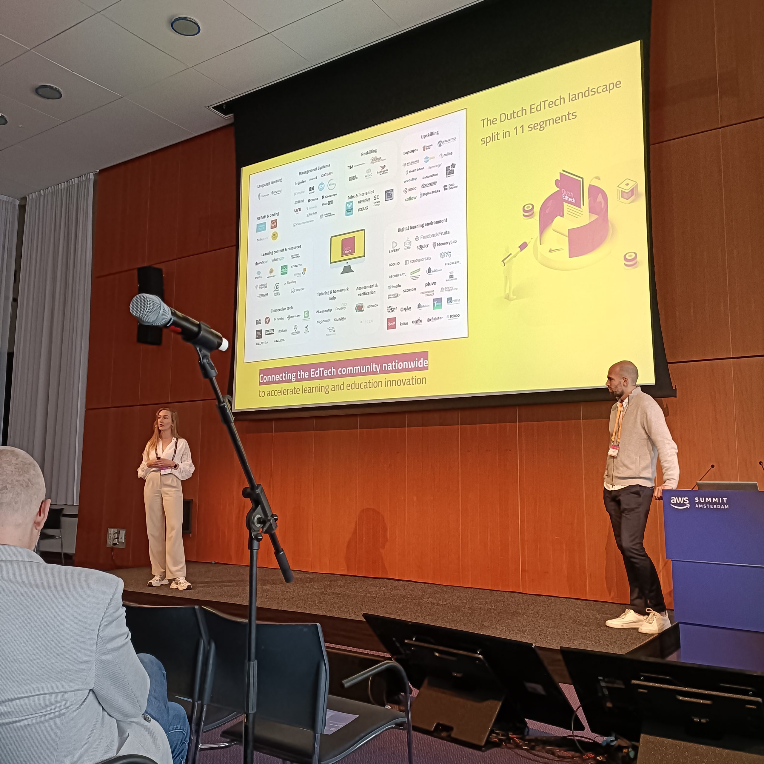 An image from the AWS Summit 2024 Amsterdam event